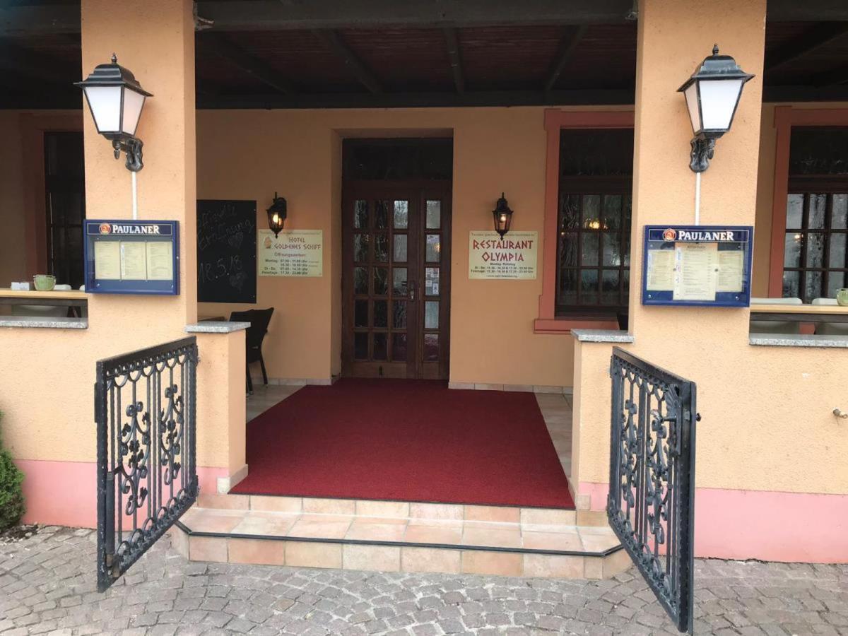 Hotel Goldenes Schiff Grimma Exterior photo